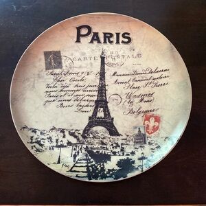 Decorative Paris plate